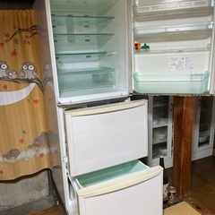 冷蔵庫 シャープ 両開き 2000年製 の画像