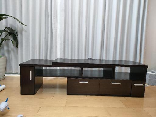 商談中!テレビ台　ローボード　ダークブラウン美品