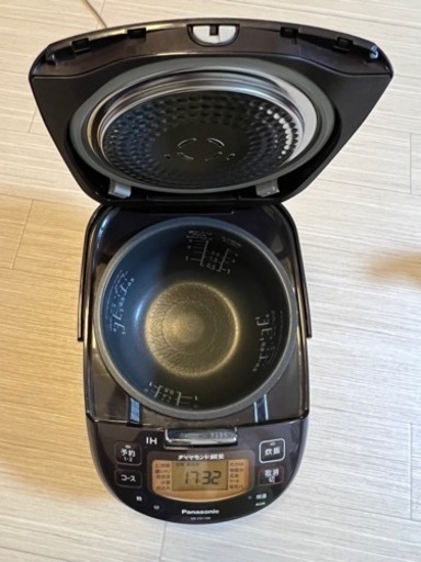 Panasonic ダイヤモンド銅釜　5.5合炊き　炊飯器