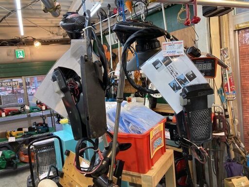 モーターガイド　12V　電動船外機　フットコン付き　（バス釣り　ボート