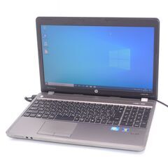 中古動作良品 15インチ Wi-Fi有 銀色 ノートパソコン hp 4540s Celeron