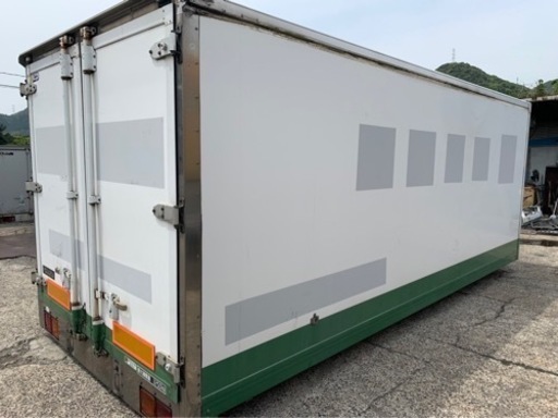No.606 保冷バン 4ｔ アルミ 箱 バイク 倉庫 トラック コンテナ 米 保管庫 物置 DIY