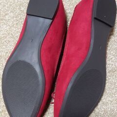 (２)　新品　GU　パンプス　赤の画像