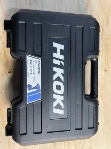 新品未使用HiKOKI(ハイコーキ) 18Vコードレスインパクトドライバ FWH18DA　・急速充電器(UC18YKSL) ・ケース付