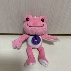 お譲り先決まりました。かえるのピクルス　ぬいぐるみキーホルダー