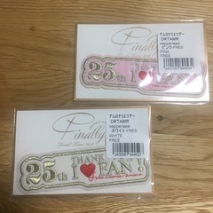 安室奈美恵『d fashion限定』刺繍ワッペンシール