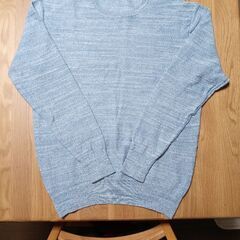 【お話し中】無印良品（良品計画）　メンズ綿100%セーター　Lサイズ