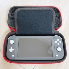 Nintendo Switch Lite本体グレー microSD 64GB＆携帯ポーチ付の画像