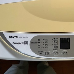洗濯機 譲ります 動作確認済みの画像