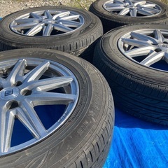 低燃費タイヤ　ダンロップEC202L　夏タイヤホイール付き4本　　195/65 R15 