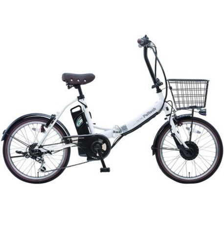 購入後3ヶ月以内の品！電動折りたたみ自転車 カバーつき