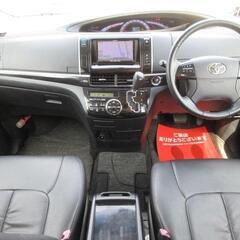 トヨタ　エスティマ【自社ローン対応可】ＨＤＤナビ・Ｂカメラ・ＷＰスラ・クルコン・ＴＲＤダウンサス・１８ＡＷの画像