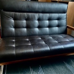 【値段交渉可】ハイバックソファー　2人がけ