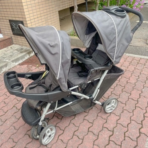 【取引中】生後1ヶ月から　2人乗りベビーカー GRACO デュオグライダー