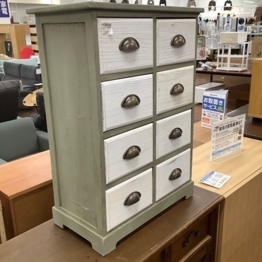 8マス ミニチェスト【トレファク 川越店】