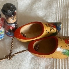 オランダ　木靴　ソルト&ペッパー入れの画像