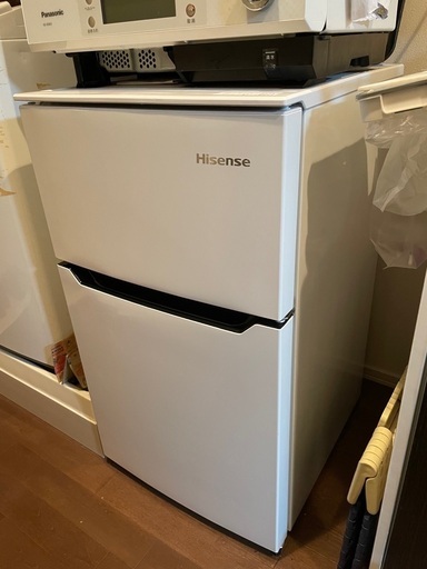 一人暮らし向け2ドア冷蔵庫　容量93L