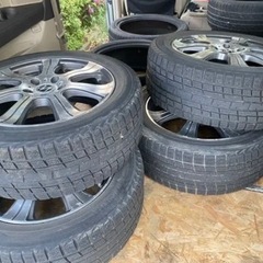 スタッドレスタイヤホイール付き215/55-R17 ×4 pcd114.3