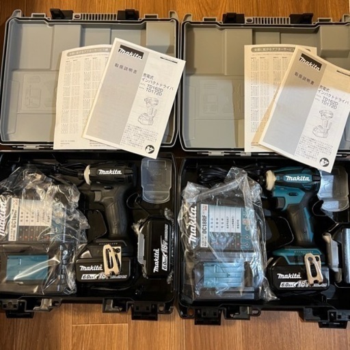 マキタ インパクト ドライバー TD172DRGX 18V makita ブラック ブルー 最新 フルセット 3台セット