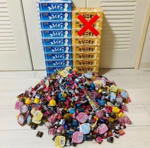 【決まりました〆】チロルチョコ1000個 + ミニミニハートチョコ181個