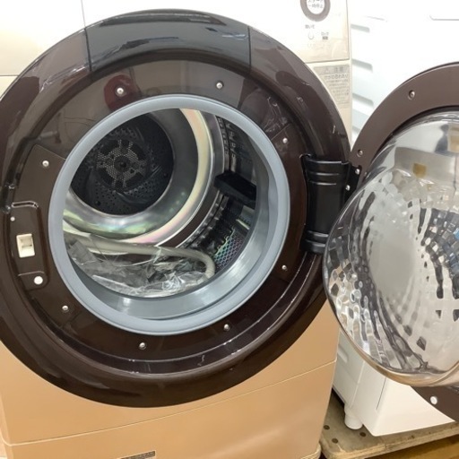 SHARP ドラム式洗濯乾燥機 洗濯:9.0kg 乾燥:6.0kg ES-Z110-NR 2014年製