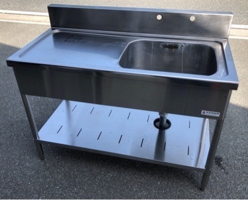 ⭐︎中古品　LIXILのsunwave 水切り1槽シンク　1200×600×820mm  厨房機器⭐︎