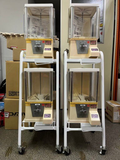 ガチャコップ　4台　ガチャポン　長崎　佐賀　福岡　熊本　イベントガチャガチャ本体