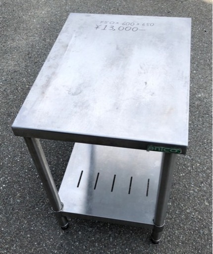 ⭐︎中古品　タニコー　コンロ作業台　450×600×650mm  厨房機器⭐︎