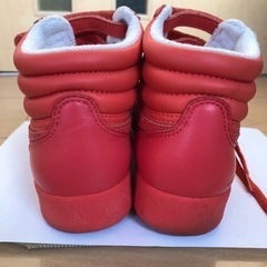 24.5センチ　リーボック　ハイカットシューズの画像