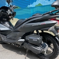 【保証付美車】ホンダPCX150約14300km!! 限定色★マットブラックメタリックJF28の上位機種、KF12です。4st 実働ツアラー仕様 各種整備・カスタム可能 検)PCX125 高速 中型スクーターの画像