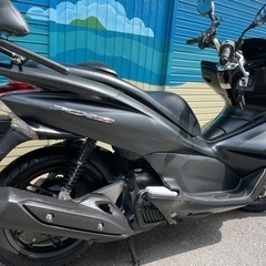 【保証付美車】ホンダPCX150約14300km!! 限定色★マットブラックメタリックJF28の上位機種、KF12です。4st 実働ツアラー仕様 各種整備・カスタム可能 検)PCX125 高速 中型スクーターの画像