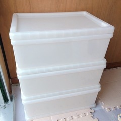 プラスティックの収納三段ボックス 他の商品お買い上げの方に