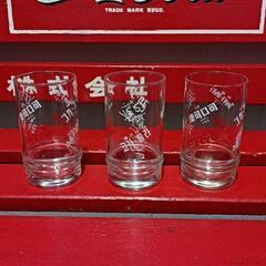 コカコーラレトロコップ3個セットの画像