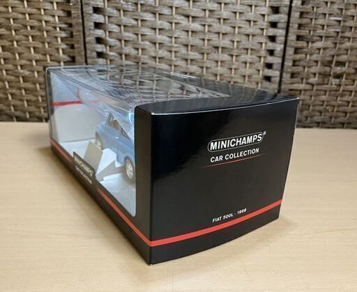 保管品 MINICHAMPS 1/18 フィアット Fiat 500L 1968 ミニチャンプス ブルー 青 ☆ 札幌市白石区 白石店