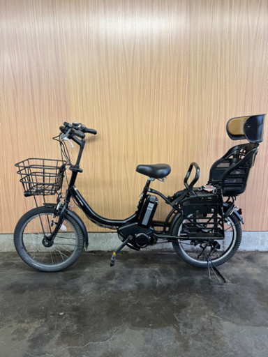 純正カゴ付き‼️ バッテリー未使用❗️子供乗せ電動自転車 YAMAHA バビー  20インチ 黒 自宅引き取り割引き有り‼︎