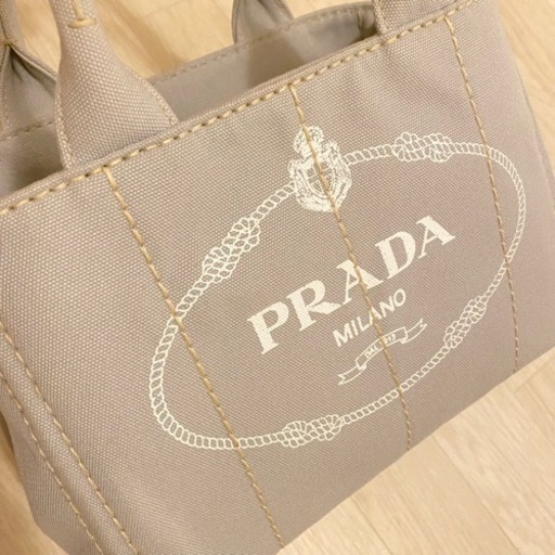 PRADA カナパ ファブリックハンドバッグ