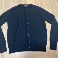 カーディガン　ブラック　Ｌ　UNIQLO