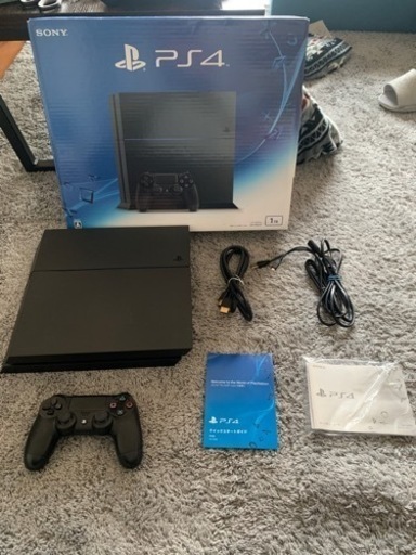 動作確認済/初期化済 PS4 CUH-1200B 1TB ジェットブラック 本体　プレイステーション4