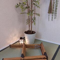 【木目調 ナチュラル】 折りたたみ　ステップスツール　の画像