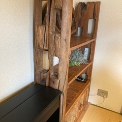 一点もの。アンティーク棚　の画像