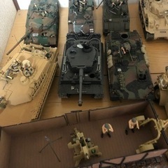 戦車プラモデル完成品の画像