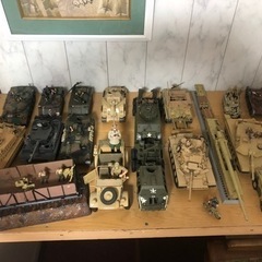 戦車プラモデル完成品