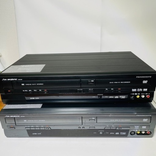 ★ビデオデッキ、レコーダー2台セット★DXアンテナ　DXR 150V DXR 160V 船井電機　ジャンク品★