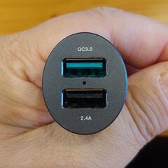 【お引渡し予定者確定】ELECOM シガーソケット USB QC...