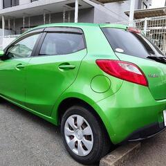 DE型 デミオ グリーンに黒ボンネット 走行2,9万キロ 車検5年10月！の画像