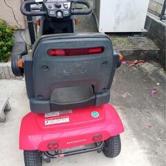 中古　電動カート　モンパルML200赤　2017年1月購入【5月8日午前中引き渡し希望】の画像