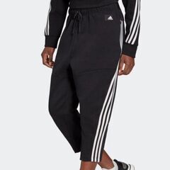 アディダス スウェットシャツ　レディース　ブラックＭ　9分丈パンツＳの画像