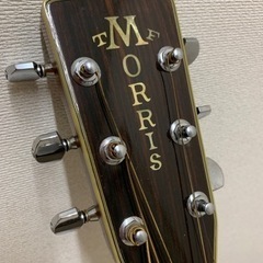 ギター　morris w-80 ケース付きの画像