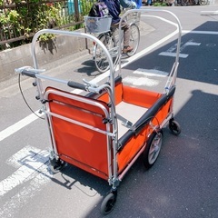 折りたたみペットカート　ドッグカート　犬の介護　大型犬　超大型犬　６０ｋｇまで対応　犬用カート