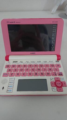 CASIOの電子辞書（XD-U2800)